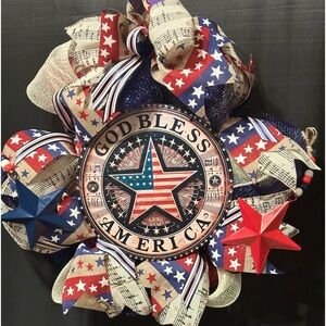 God Bless America 🇺🇸 front door wreath